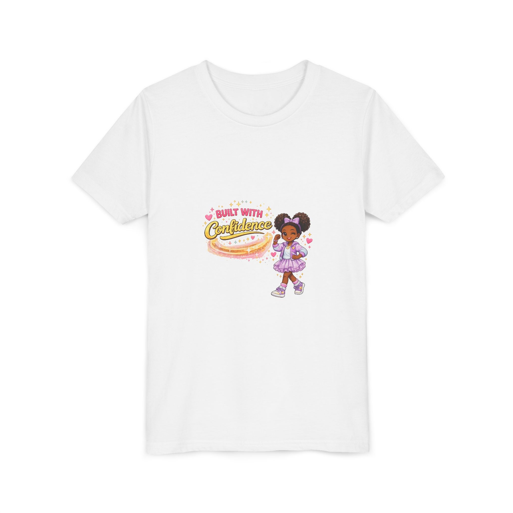 Youth Tee — Built With Confidence Kids Graphic T‑Shirt