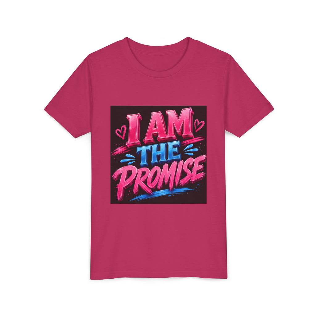 Youth Tee - "I AM THE PROMISE" Inspirational Graphic Shirt
