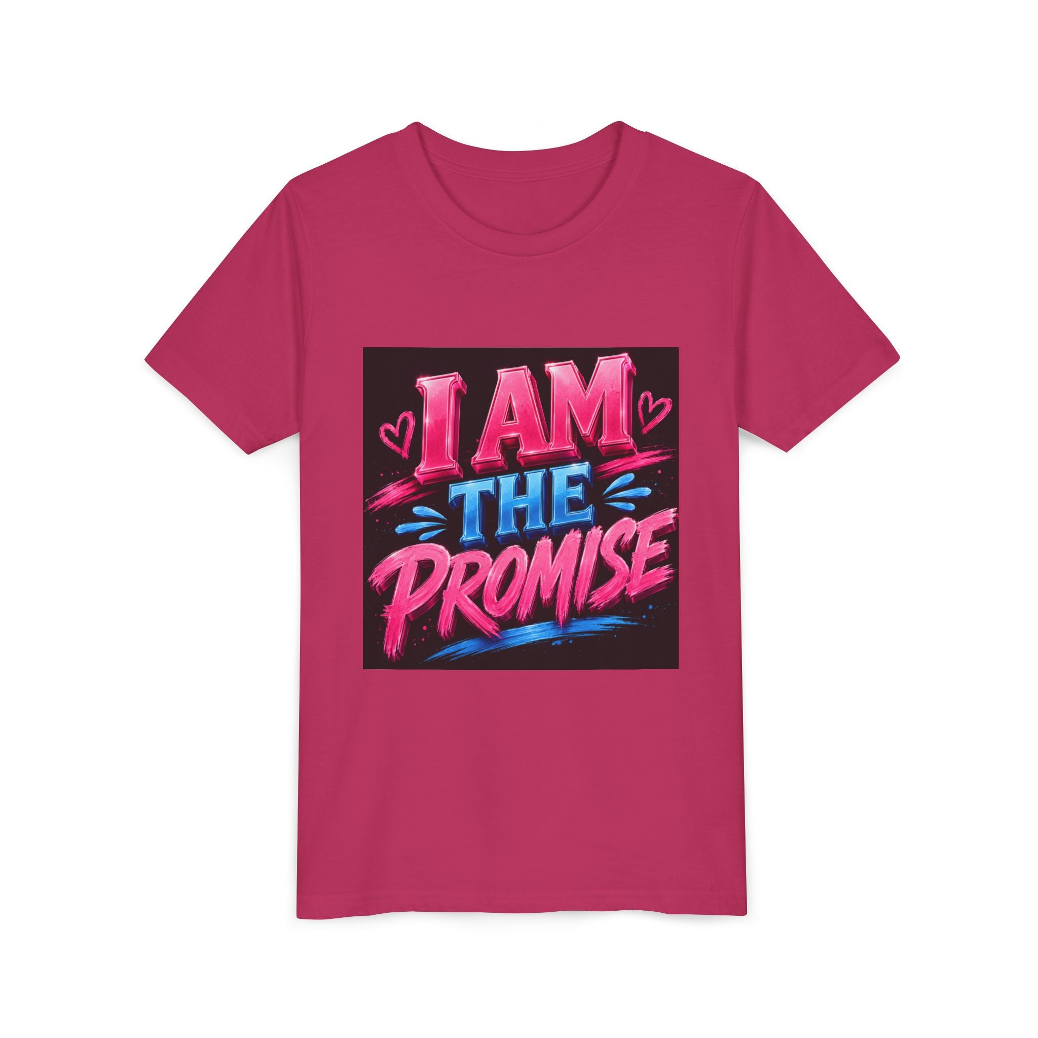 Youth Tee - "I AM THE PROMISE" Inspirational Graphic Shirt
