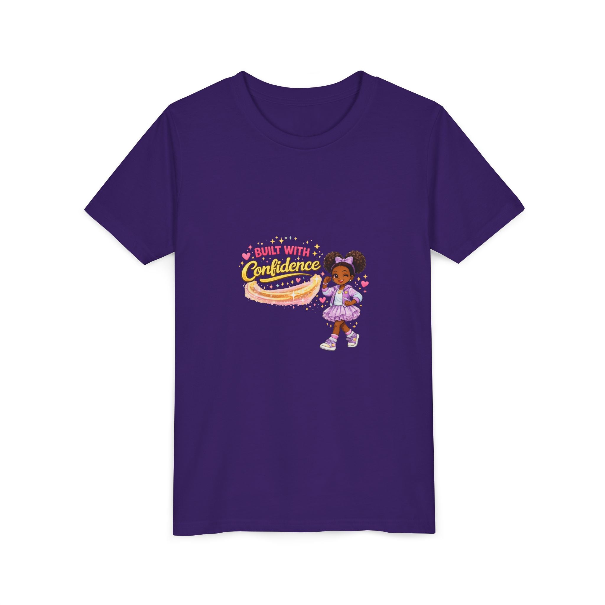 Youth Tee — Built With Confidence Kids Graphic T‑Shirt