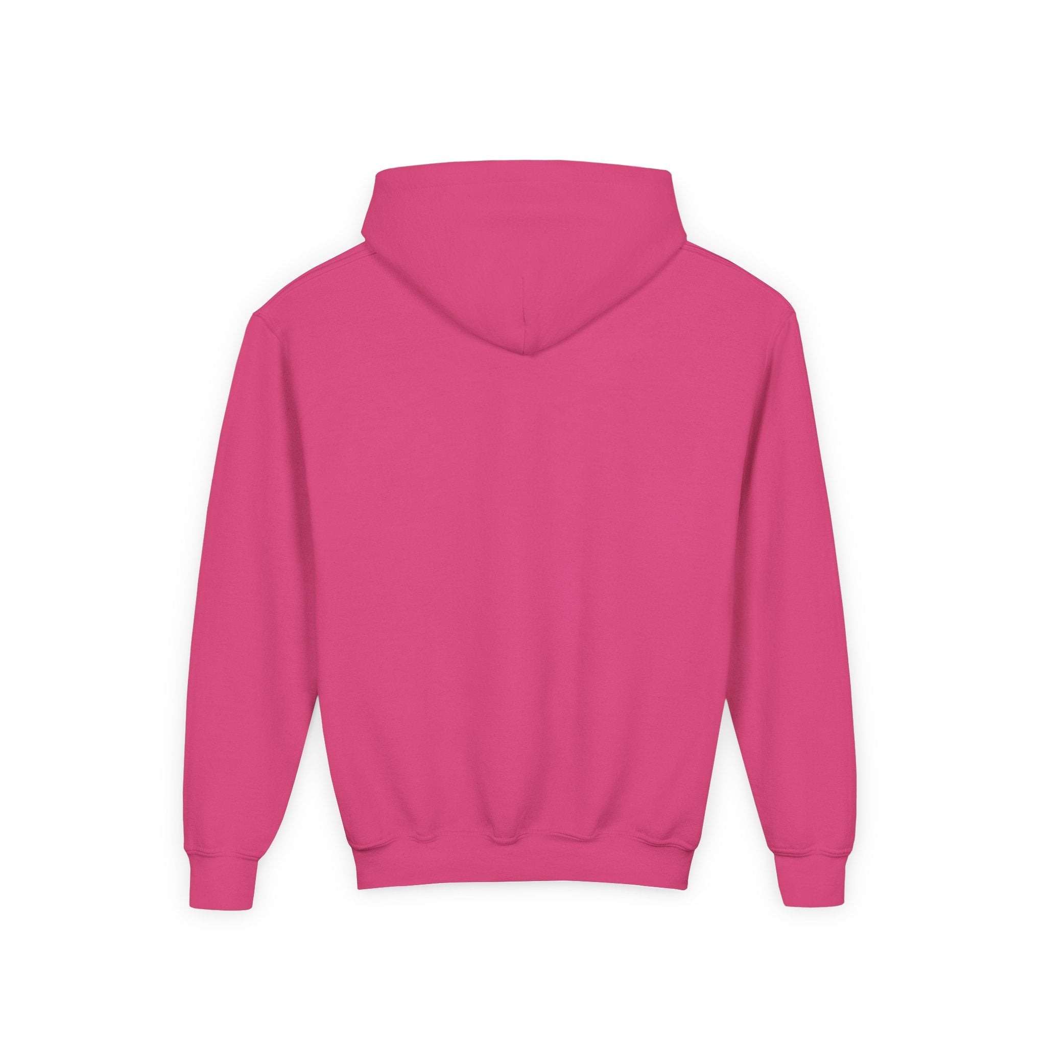 Youth Hoodie — "I Shine Different" Cute Pink Glitter Text Kids Pullover