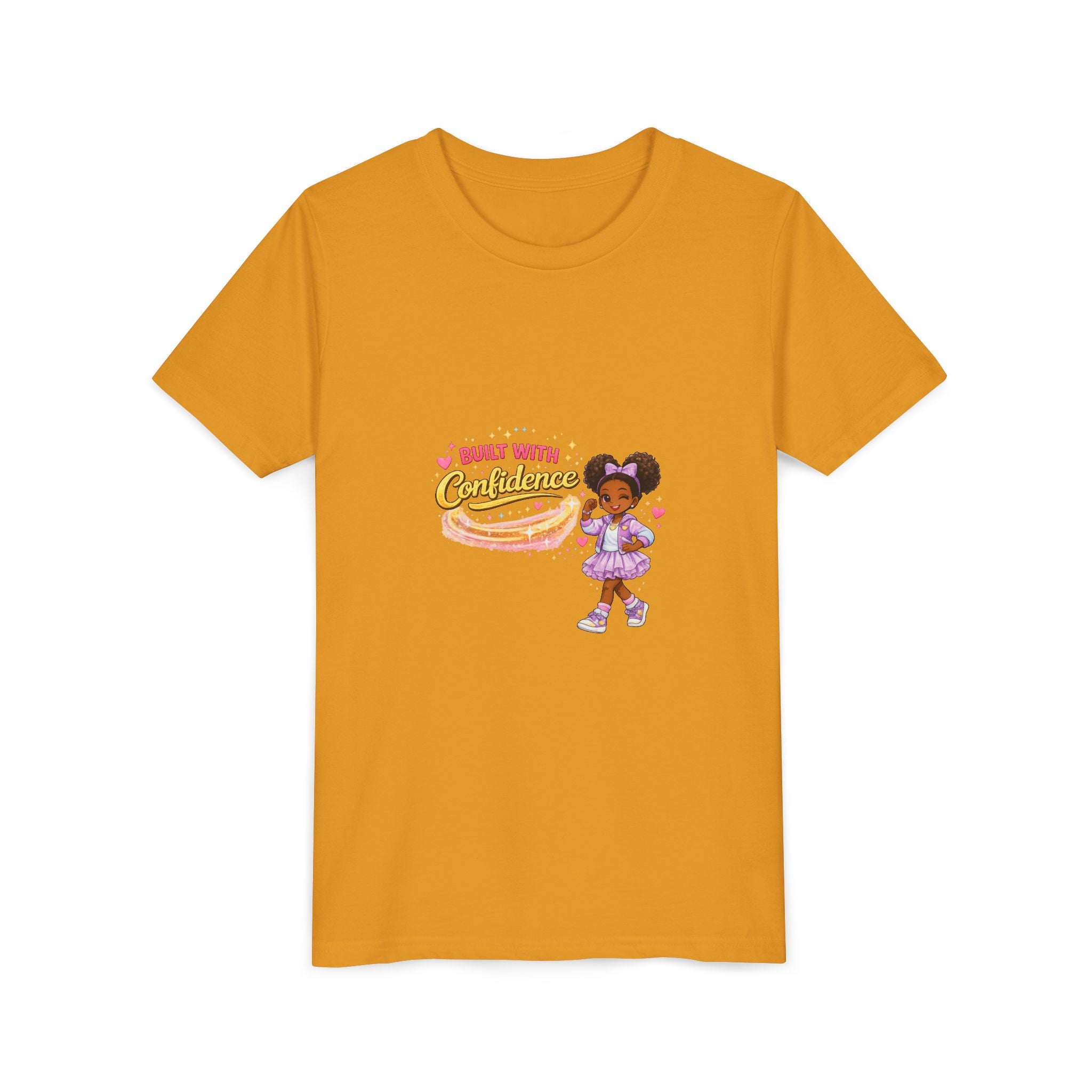 Youth Tee — Built With Confidence Kids Graphic T‑Shirt