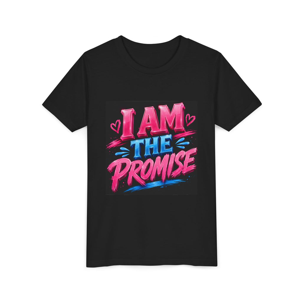 Youth Tee - "I AM THE PROMISE" Inspirational Graphic Shirt
