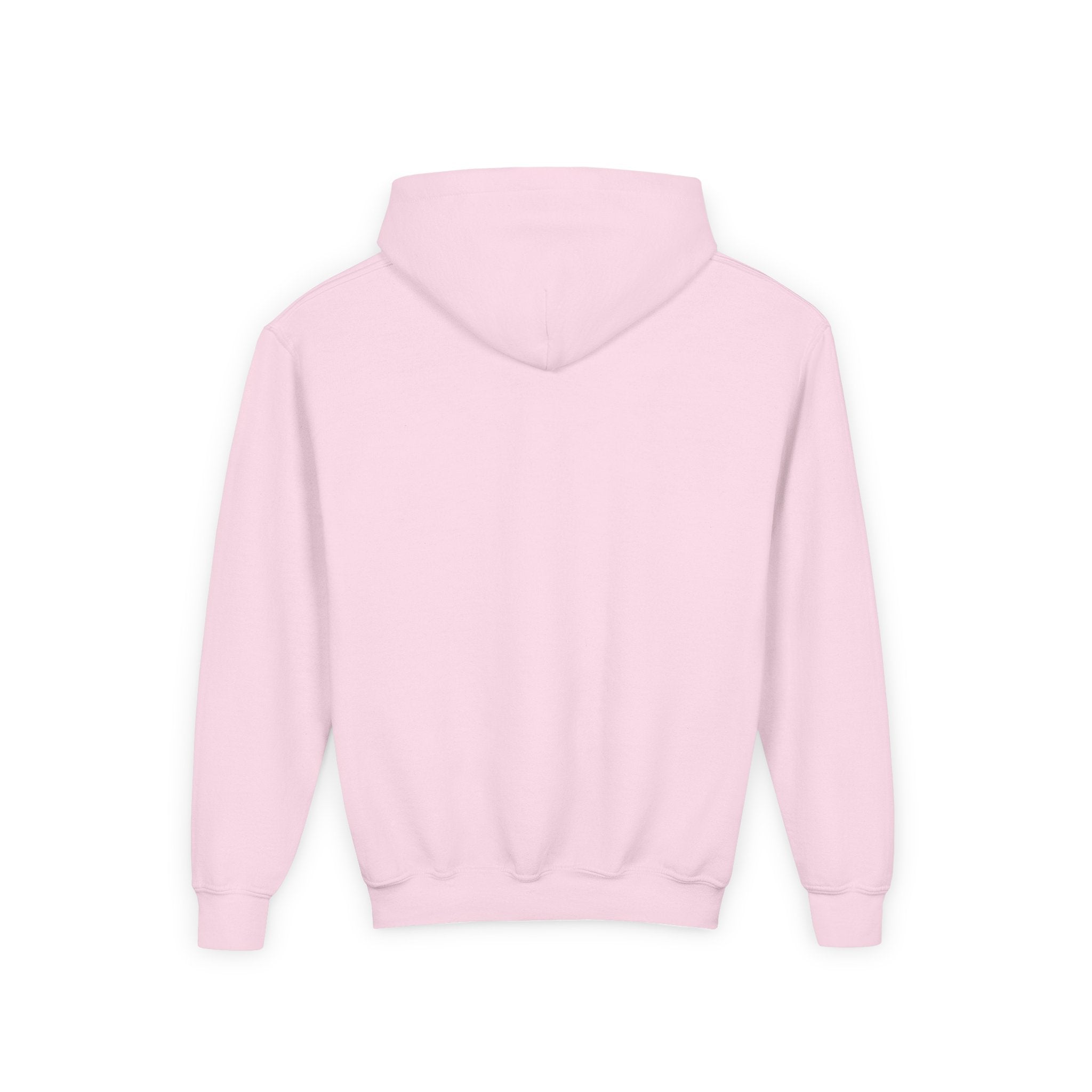 Youth Hoodie — "I Shine Different" Cute Pink Glitter Text Kids Pullover
