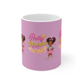 Pretty Powerful Pink Mug — Cute Empowerment Coffee Cup for Girls