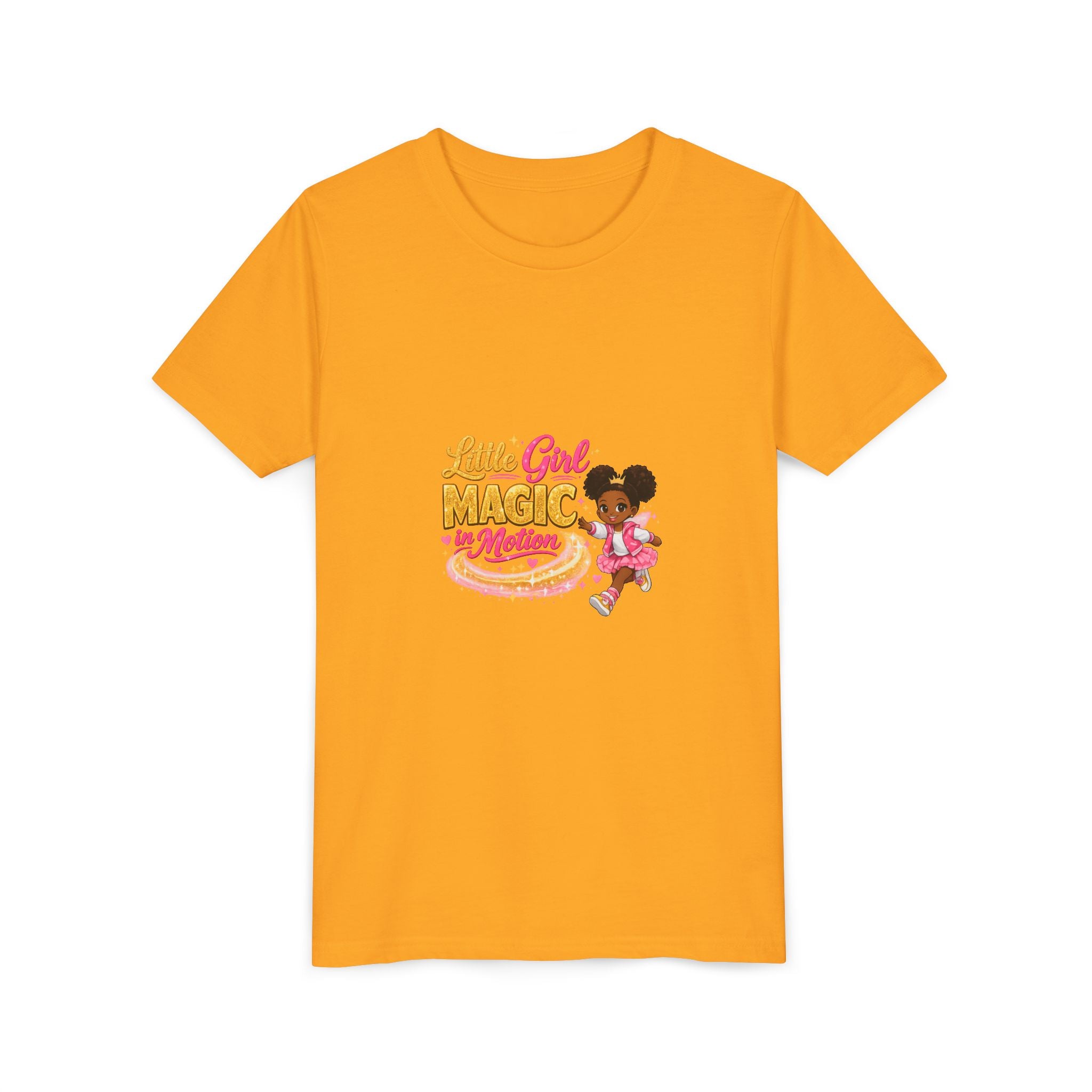 Little Girl Magic in Motion Youth Tee — Cute Ballet Princess Shirt for Kids