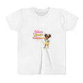 Youth Tee — “Future Leader” Cute Black Girl Graphic Shirt for Kids