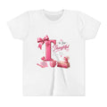 Youth Tee — "T is for Thoughtful" Pink Alphabet Kids Shirt