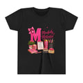 Youth Tee — "M is for Mindfully Motivated" Inspirational Pink Desk Art Shirt