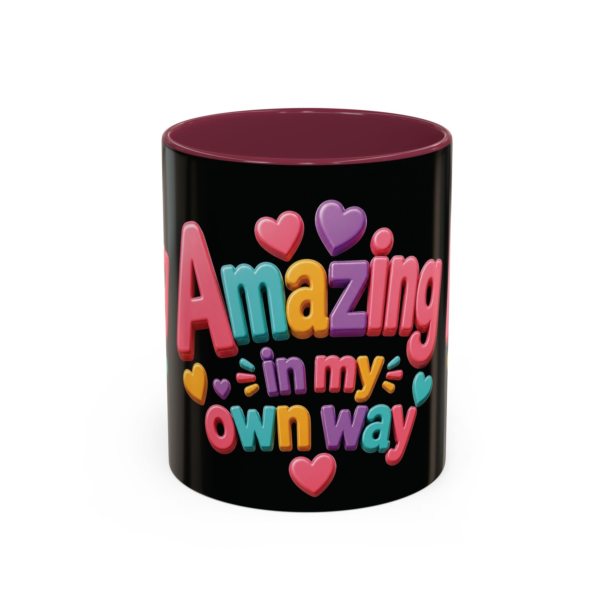 Amazing In My Own Way Mug — Colorful Affirmation Coffee Cup (11oz & 15oz)