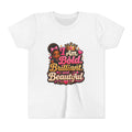 Youth Tee — "I Am Bold, Brilliant and Beautiful" Inspirational Kids Graphic Shirt