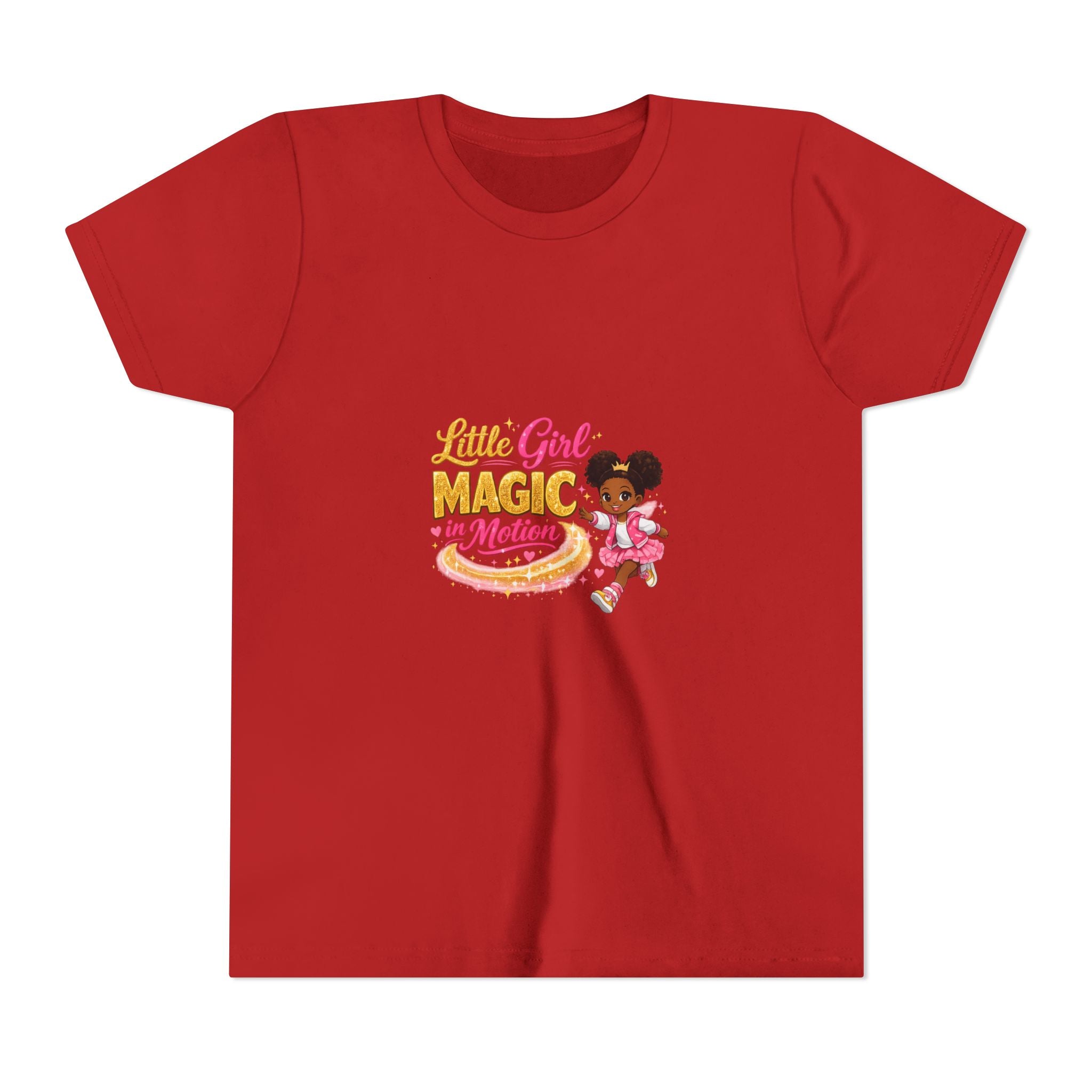 Little Girl Magic in Motion Youth Tee — Cute Ballet Princess Shirt for Kids