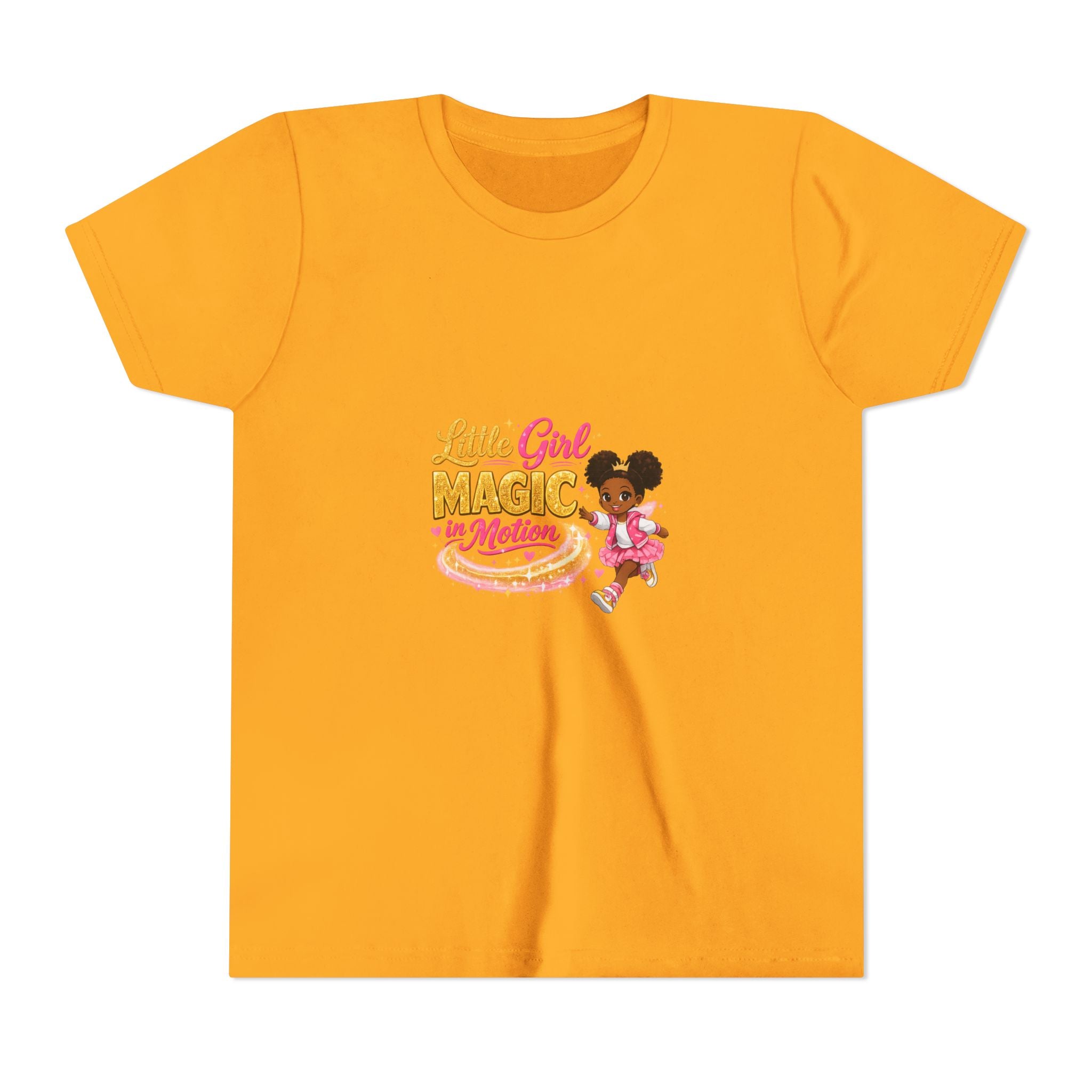 Little Girl Magic in Motion Youth Tee — Cute Ballet Princess Shirt for Kids