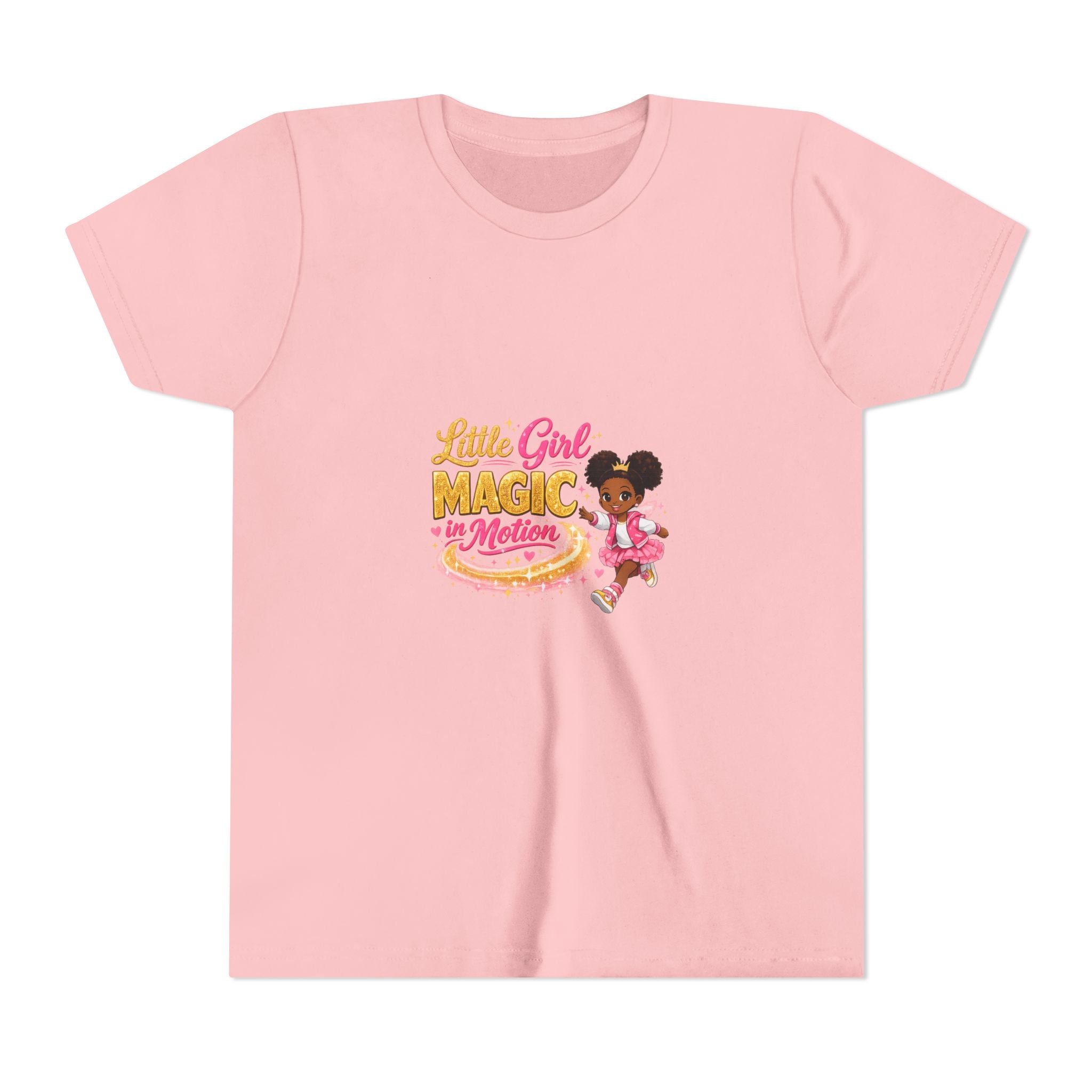 Little Girl Magic in Motion Youth Tee — Cute Ballet Princess Shirt for Kids
