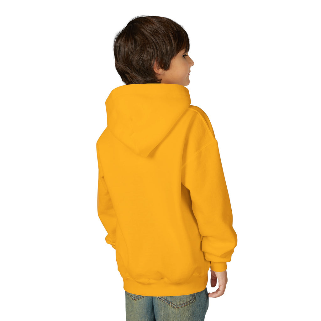 Youth Hoodie — "I Shine Different" Cute Pink Glitter Text Kids Pullover