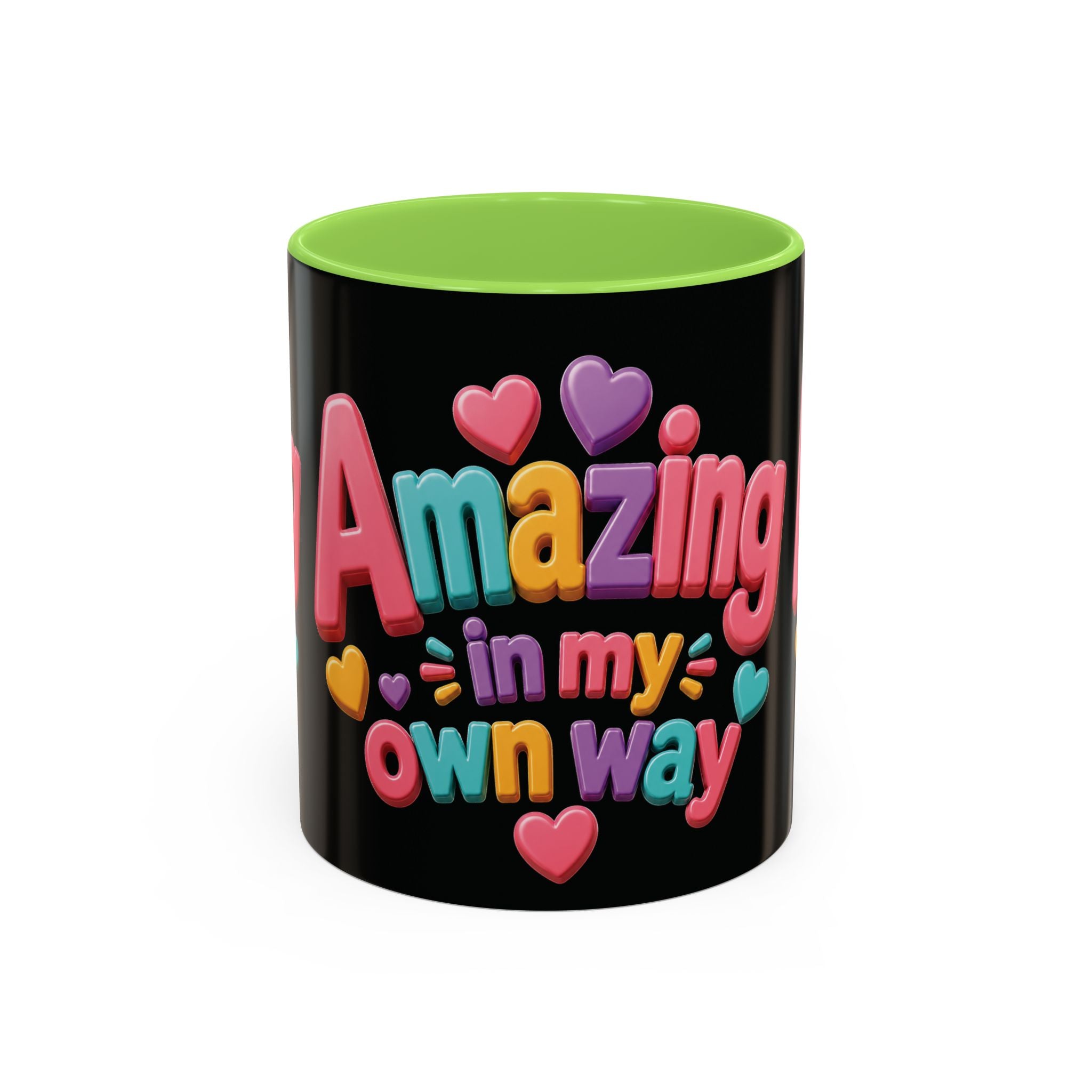 Amazing In My Own Way Mug — Colorful Affirmation Coffee Cup (11oz & 15oz)