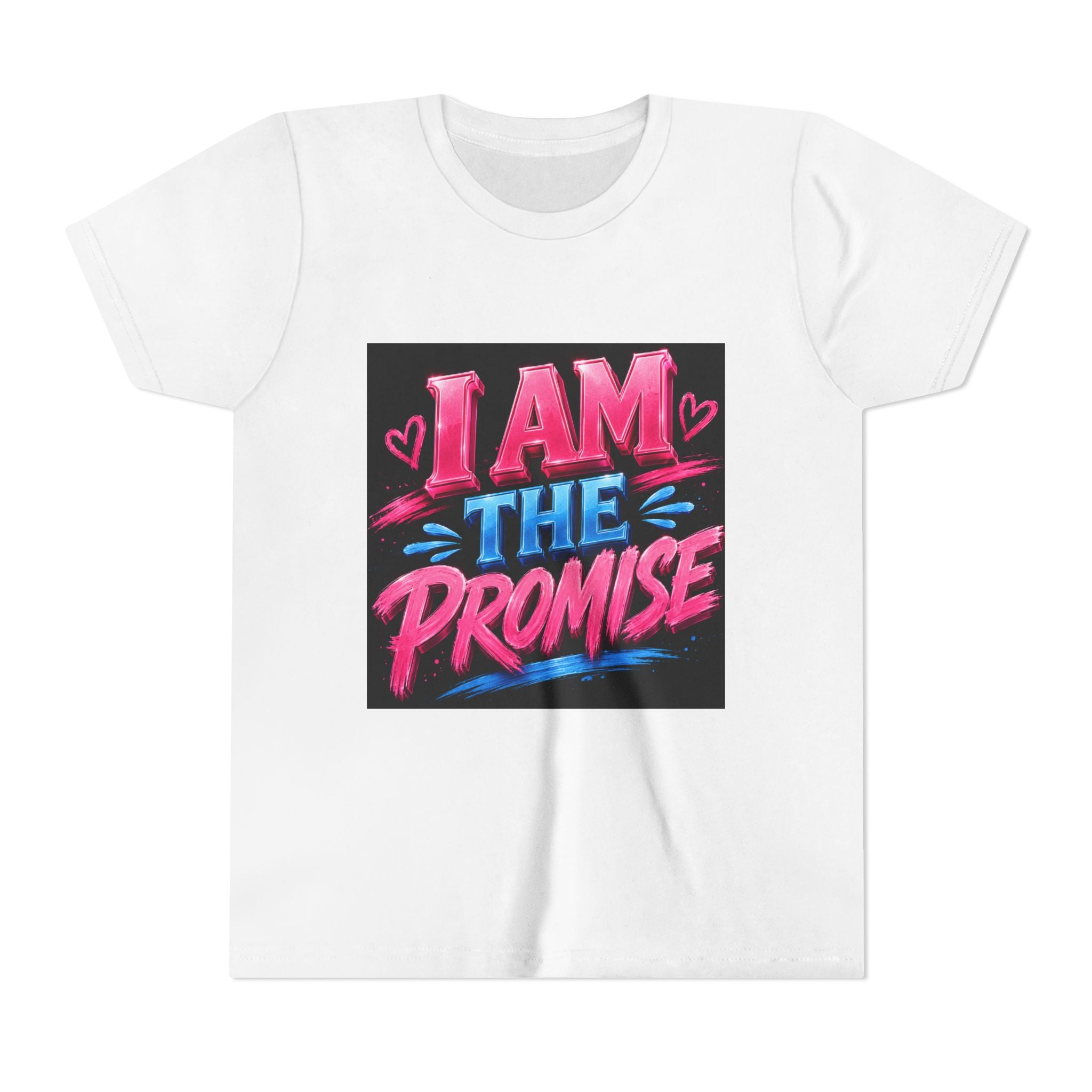 Youth Tee - "I AM THE PROMISE" Inspirational Graphic Shirt