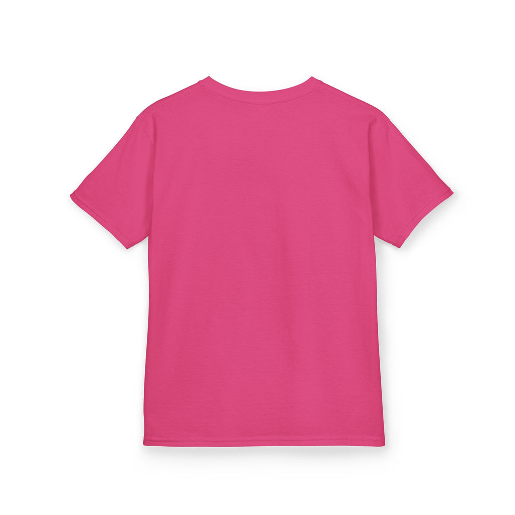 Kids Tee — "I is for Inspired" Alphabet Design (Pink, Cute Learning Shirt)