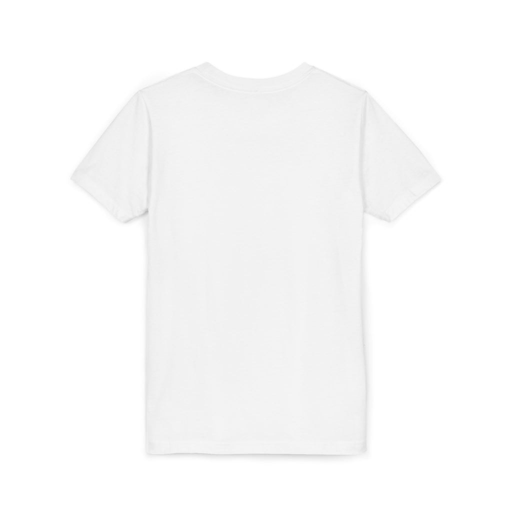 Youth Tee — "M is for Mindfully Motivated" Inspirational Pink Desk Art Shirt