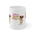 Future Leader Mug — Cute Afro Puff Girl "Future Leader" 11oz Coffee Cup
