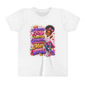 Youth Tee — "I Choose Joy, Growth, Me" Inspirational Girl Graphic