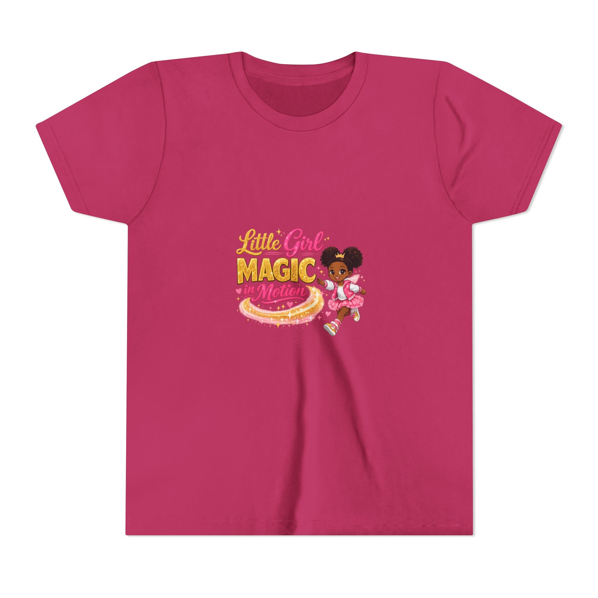 Little Girl Magic in Motion Youth Tee — Cute Ballet Princess Shirt for Kids