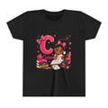 Kids "C is for Curious" Short Sleeve Tee — Cute Alphabet Learning Shirt for Girls