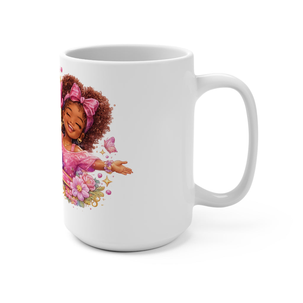 Loved Blessed Highly Favored Mug — Inspirational Coffee Cup for Girls