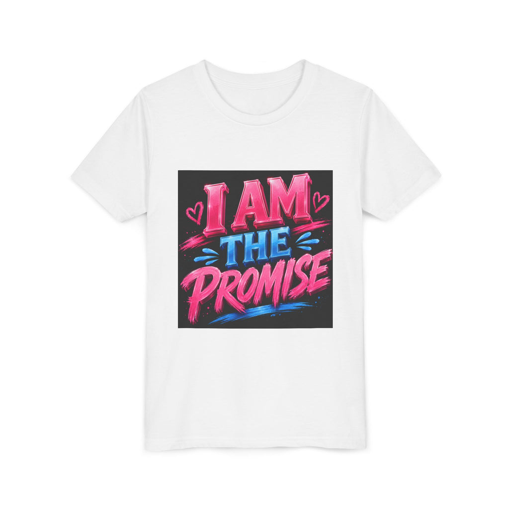 Youth Tee - "I AM THE PROMISE" Inspirational Graphic Shirt