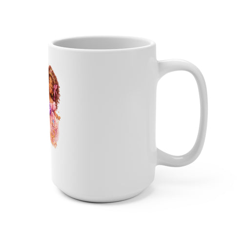 Believe You Can Do Anything 15oz Inspirational Mug — Empowering Floral Girl Design