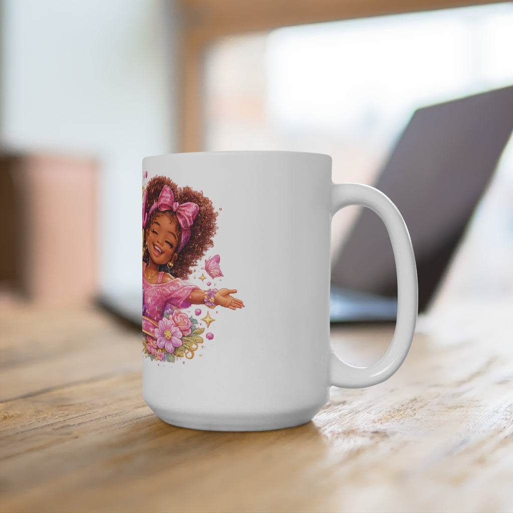 Loved Blessed Highly Favored Mug — Inspirational Coffee Cup for Girls