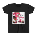 Youth Tee — "F is for Focused" Girls Motivational Back-to-School Shirt