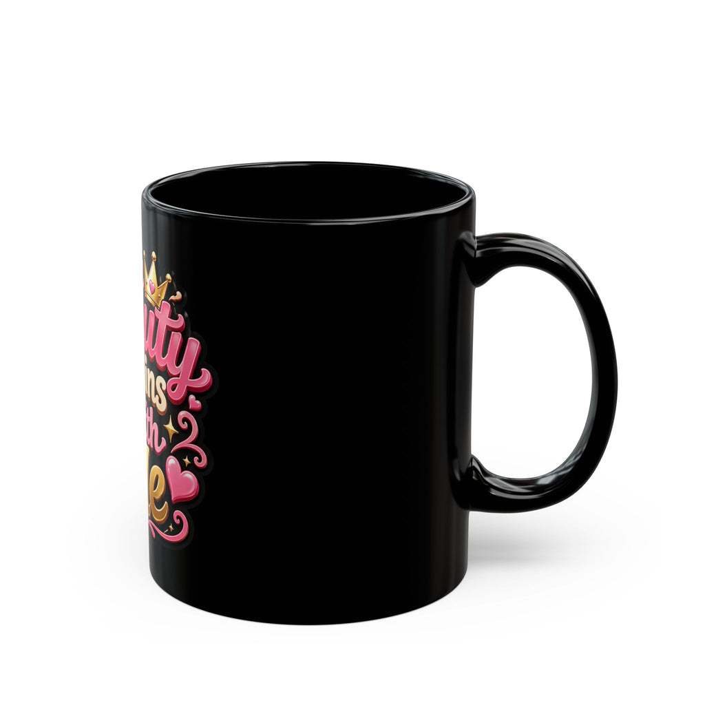 My Beauty Begins With Me Mug – Inspirational Cup for Girls