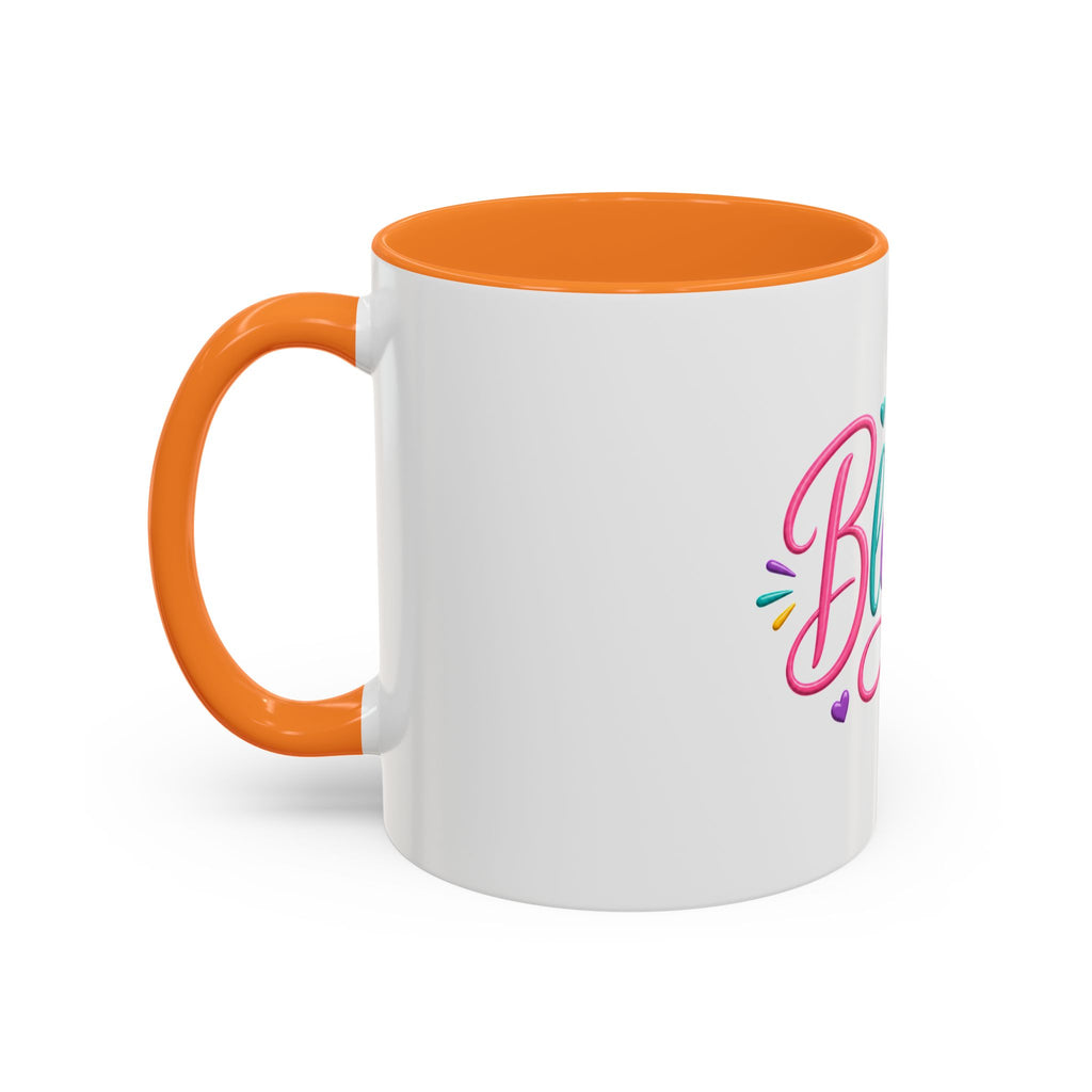 Blessed Colorful Mug (11oz & 15oz) — Rainbow Hearts Coffee Cup