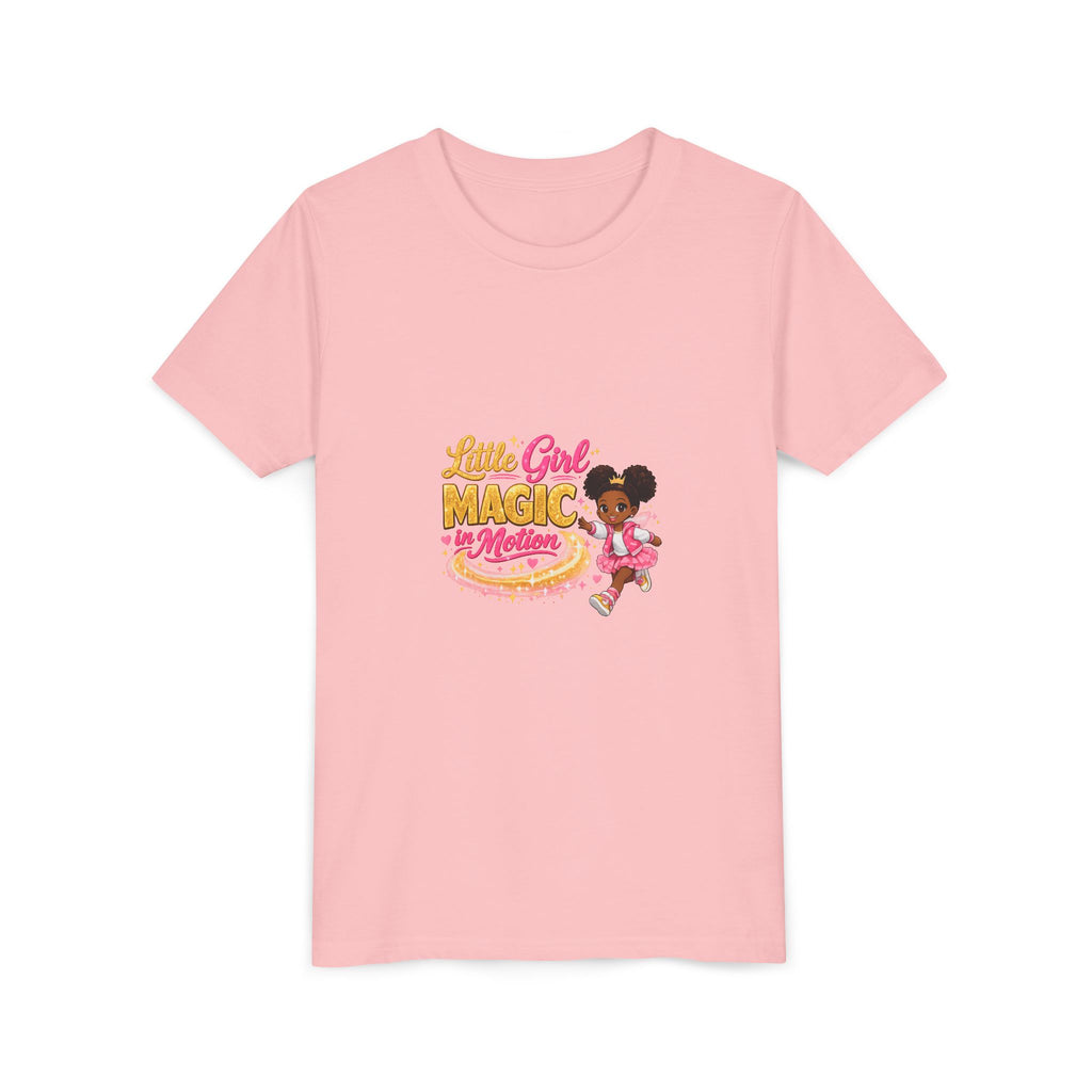 Little Girl Magic in Motion Youth Tee — Cute Ballet Princess Shirt for Kids